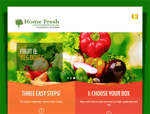 Tablet Screenshot of homefreshfoods.co.uk